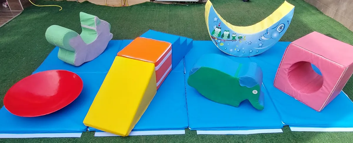 השכרת ג'ימבורי בבאר יעקב – סט מתקנים רכים לפעוטות
